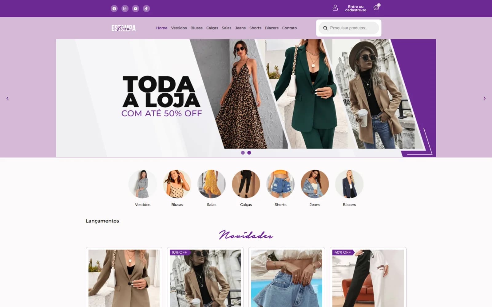 E-commerce: Lojas pensadas para vender