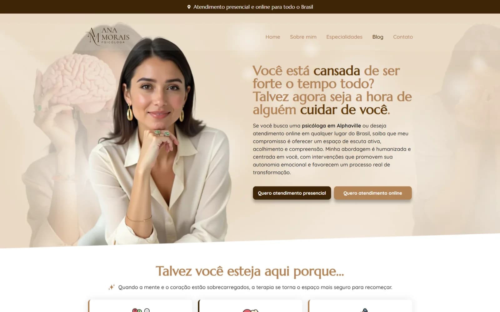 Site institucional: Autoridade que se sente no primeiro segundo