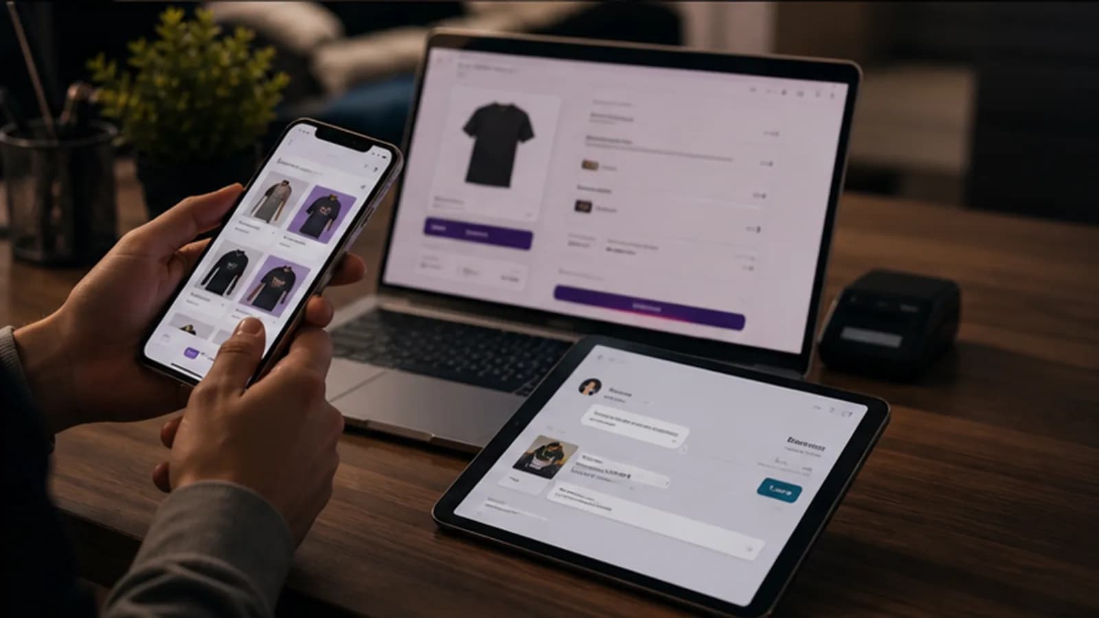 Catálogo digital, checkout e WhatsApp como opções para vender online